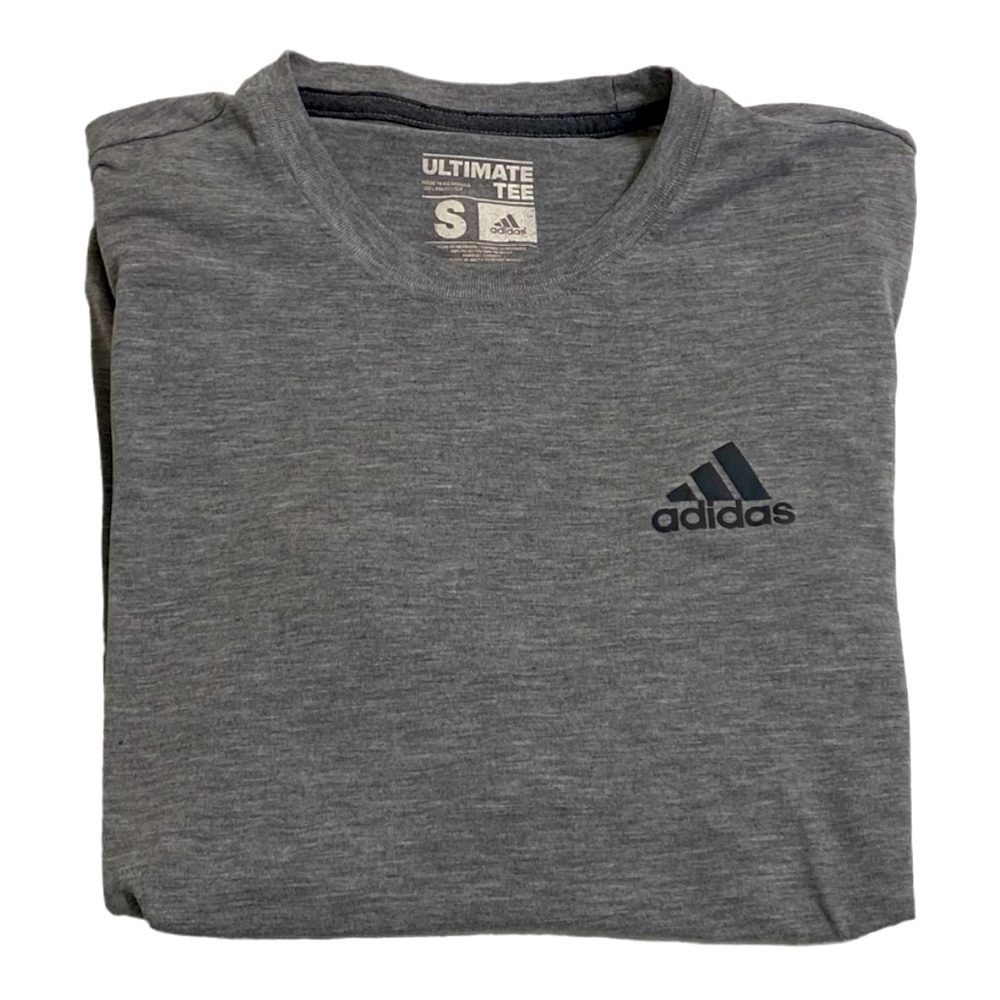 Sale! Adidas Gray Long Sleeve Ultimate Tee Size Small